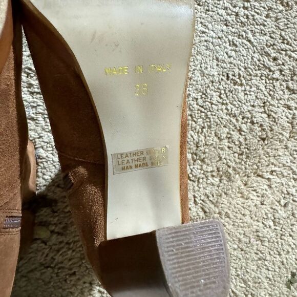 Sundance womens chestnut booties - size 38 Made in Italy - Picture 5 of 5